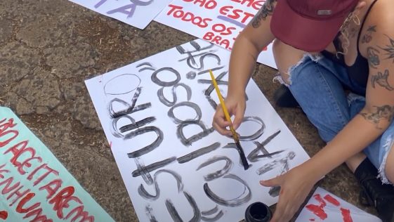 Nenhum Minuto de Silêncio Violência Contra a Mulher