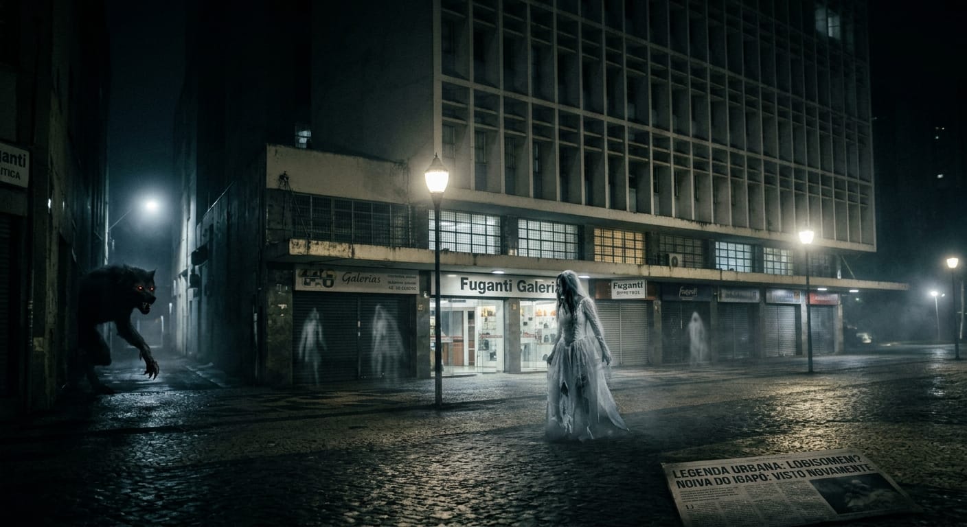 Caminhada noturna revela lendas urbanas e mistérios de Londrina